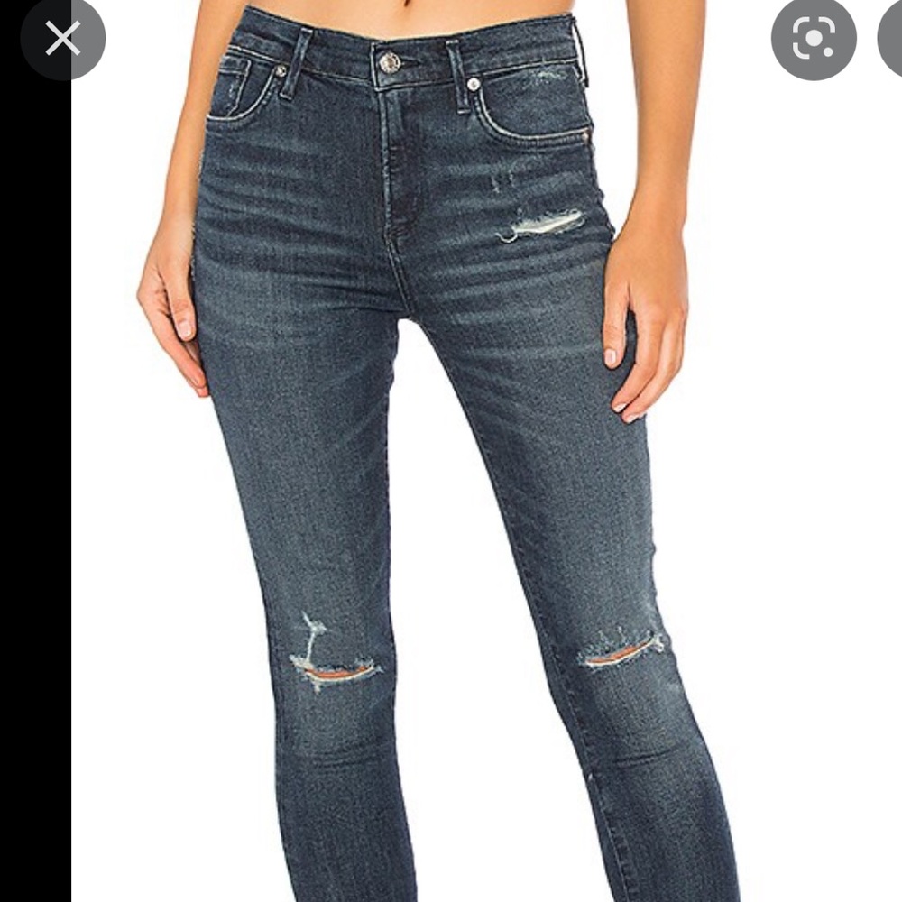 Agolde Sophie skinny in dare size 24 - worn once